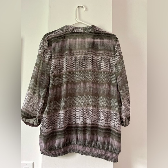 Reitmans sheer blouse size XL - Picture 2 of 5